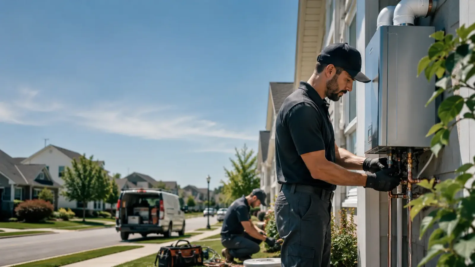 Tankless Water Heater Installation in Zahl, ND